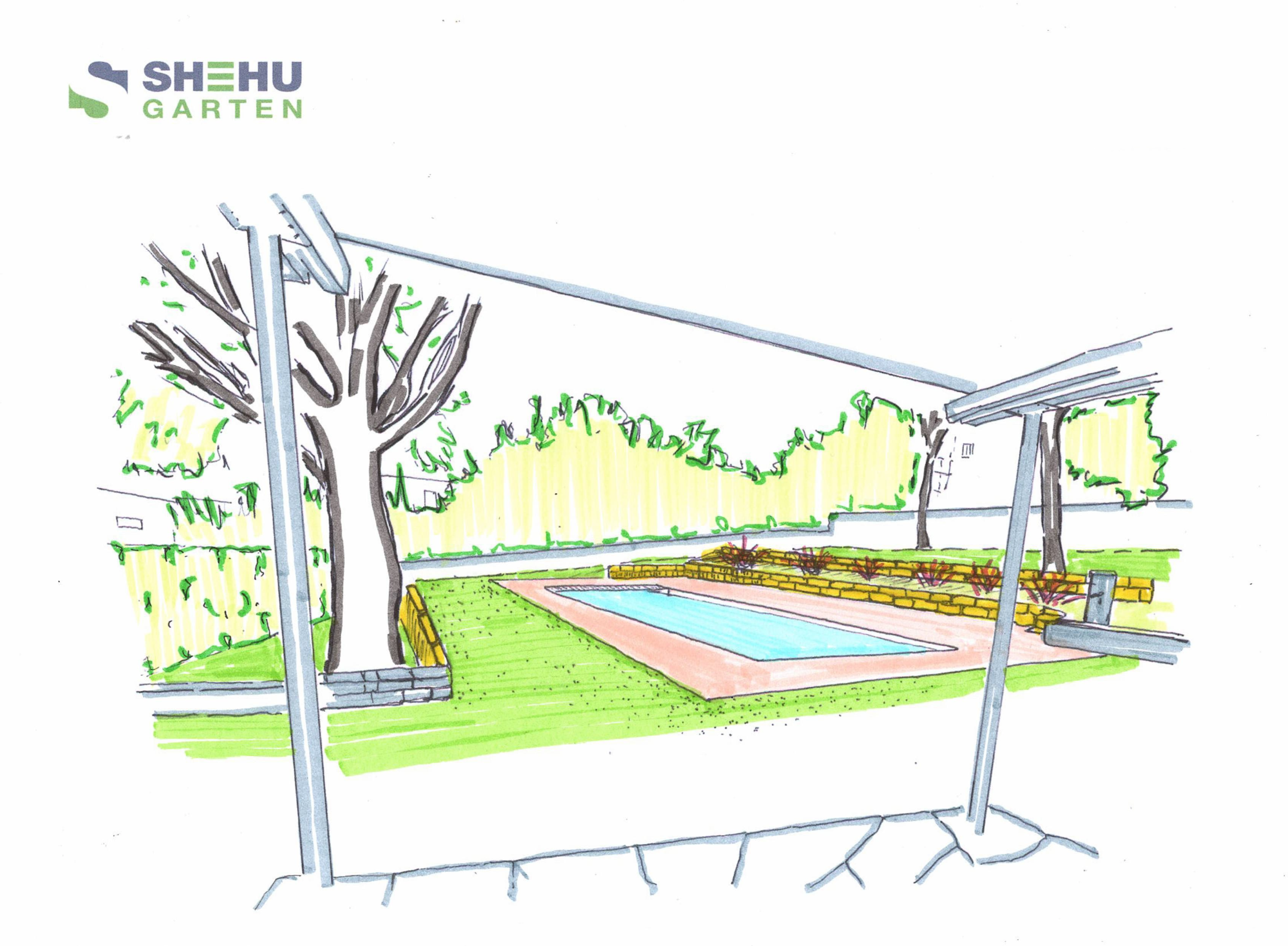 Entwurf – Privatgarten Reinach